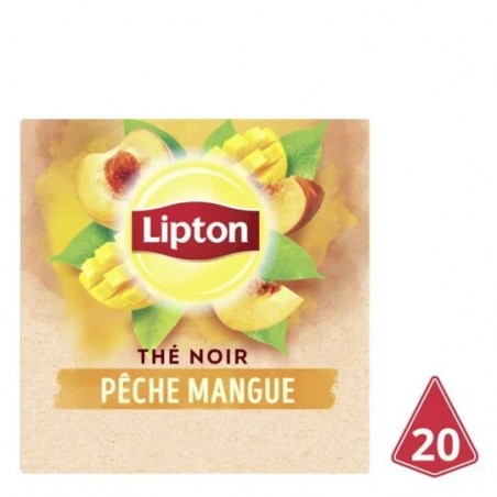 Th Noir P Che Mangue Lipton La Boite De Sachets G