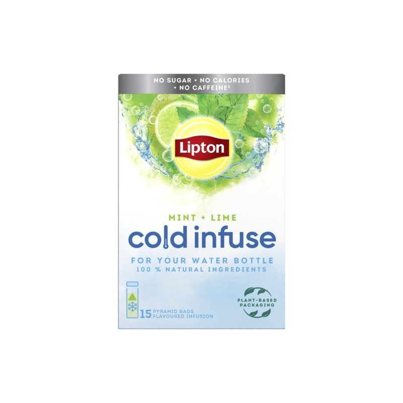 Infusion infuse à froid menthe LIPTON la boite de 15 sachets