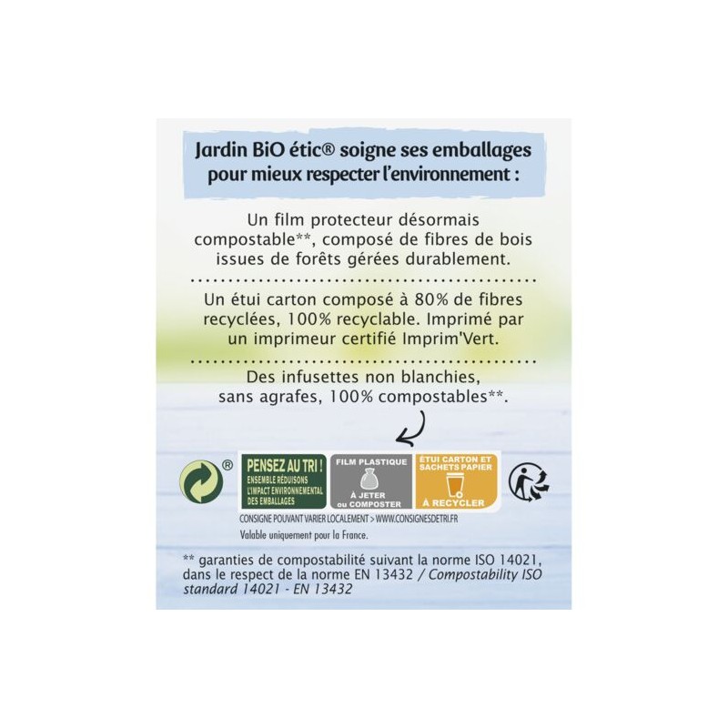 Infusion D Tente Sommeil Bio Jardin Bio Etic La Bo Te De Sachets