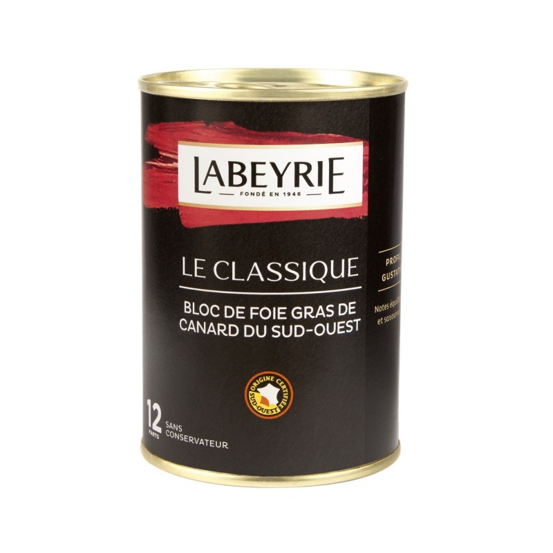 Promo Labeyrie bloc de foie gras de canard du Sud-Ouest chez Lidl