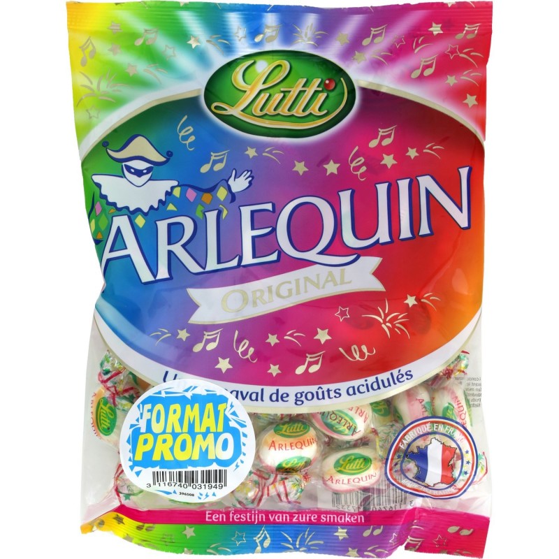 Bonbon Arlequin Original - Lutti - 100g