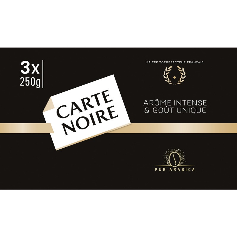 Carte noire Café moulu Pur Arabica - paquet 250 g - Café moulu