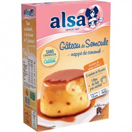 Elaboración bizcocho de sémola cubierto con caramelo ALSA