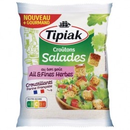 Croutons de alho e ervas...