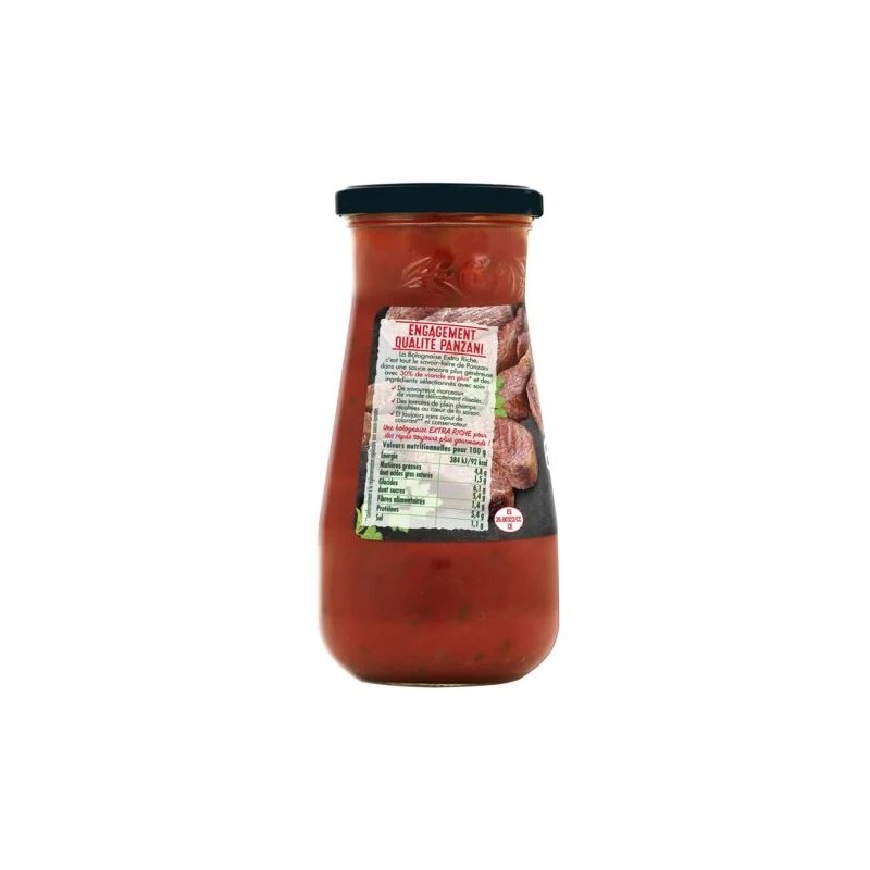 Sauce Bolognaise Extra Riche Panzani Le Pot De 400 G