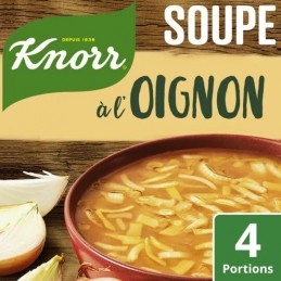 Soupe déshydratée à l'oignon KNORR
le sachet de 84 g