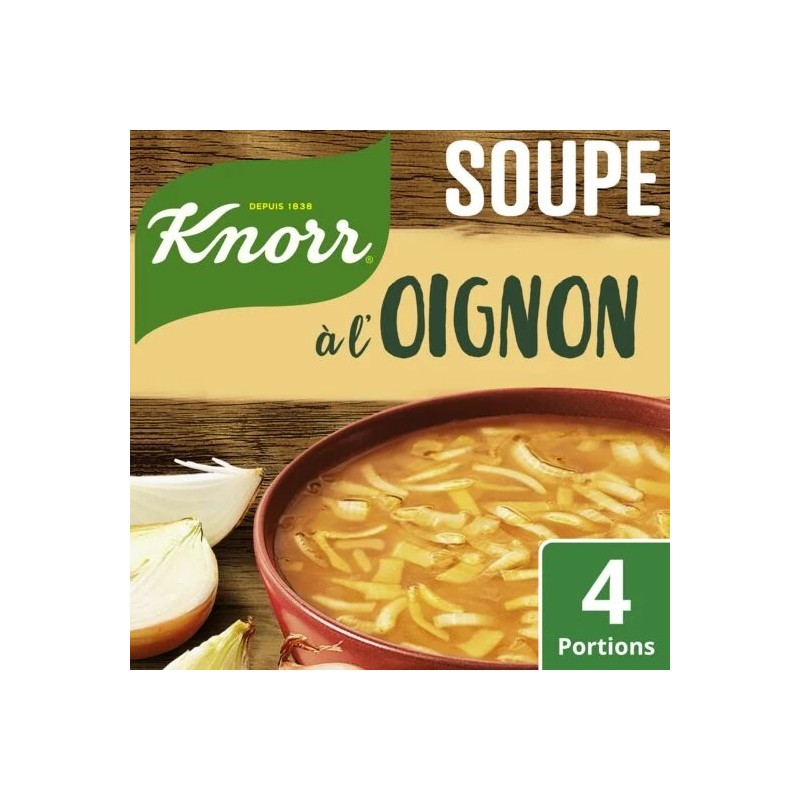 Soupe deshydratee au pistou et a l'huile d'olive knorr, 90g, 1l