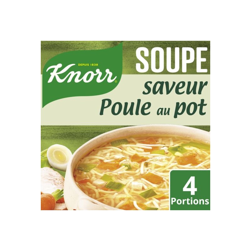 Soupe déshydratée passée aux 9 légumes KNORR le sachet de 105 g