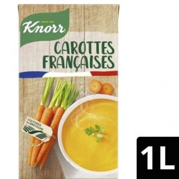 Soupe velouté de carottes françaises KNORR
le carton de 1l