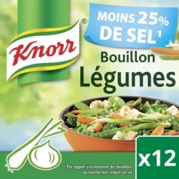 含鹽蔬菜湯KNORR盒裝 12 份，每盒 9.1 克