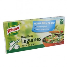 Bouillon de légumes réduit en sel KNORR