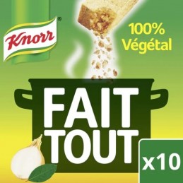 KNORR 100% 蔬菜汤，一盒 10 块 - 100 克