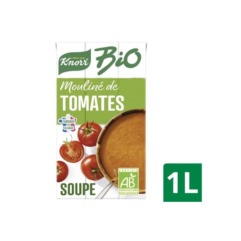 Soupe bio de tomates, orange - 750 ml - A Côté 