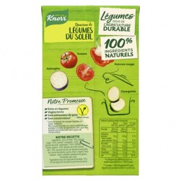 Soupe douceur de légumes du soleil KNORR la brique de 2L