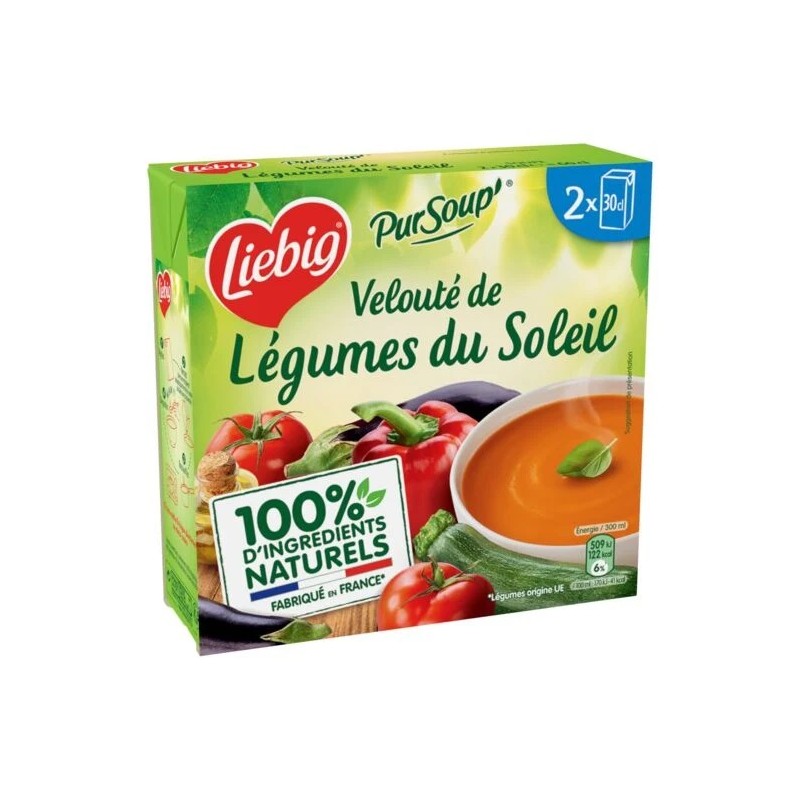 Soupe 10 légumes LIEBIG les 2 briques de 30 cl