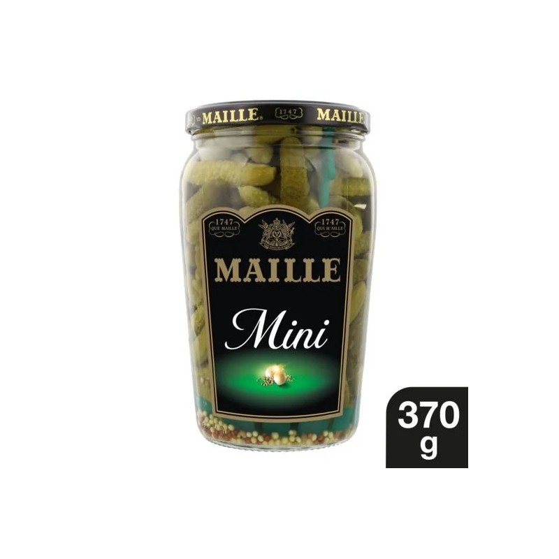 Cornichons mini l'Original MAILLE le bocal de 370g net égoutté