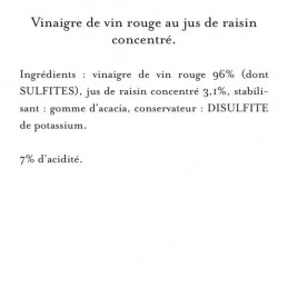 Vinaigre de vin rouge Grande Cuvée MAILLE la bouteille de 50 cl