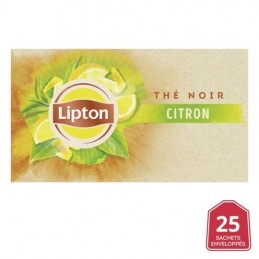 LIPTON lemon black tea box...