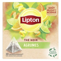 LIPTON citrus black tea box...