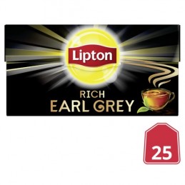 Thé noir Rich Earl Grey LIPTON
la boite de 25 sachets - 40 g
