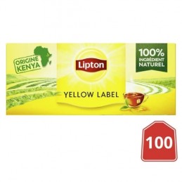 Thé noir Yellow Label LIPTON la boite de 200g