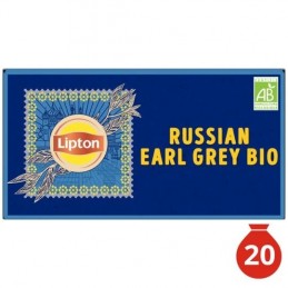 有机伯爵茶俄罗斯红茶 LIPTON 盒装 20 袋