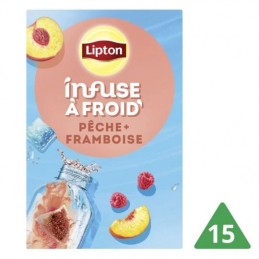 冷输液桃子覆盆子立顿 LIPTON 盒装 15 袋