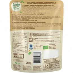 Plat cuisiné lentilles façon petit salé Bio JARDIN BIO ETIC le sachet de 250g