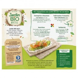 Tartines craquantes multicéréales sans gluten BIO, Jardin Bio étic (150 g)