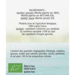 Infusion menthe Bio JARDIN BIO ETIC la boîte de 20 sachets