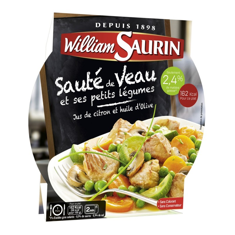 Vitela salteada com legumes WILLIAM SAURIN