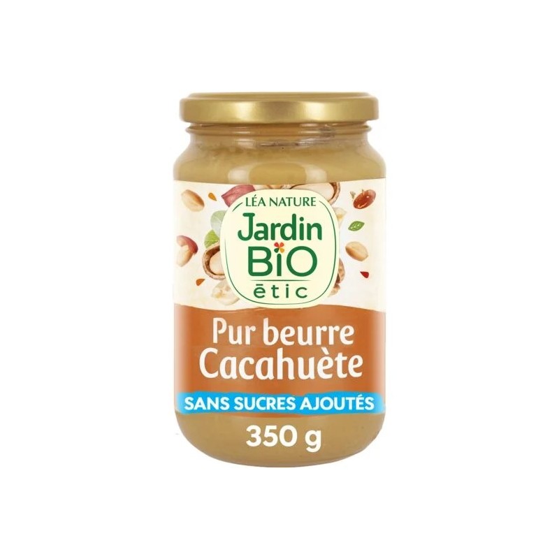 Pâte à tartiner beurre de cacahuètes Bio JARDIN BIO ETIC le pot de 350g