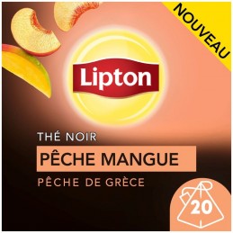 Thé noir pêche mangue à la...