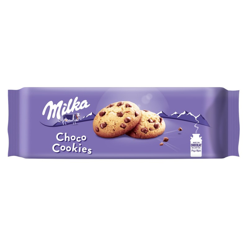 Milka Choco & Biscuit Alpine Milk Chocolate Bar 300g (Pack of 3) 