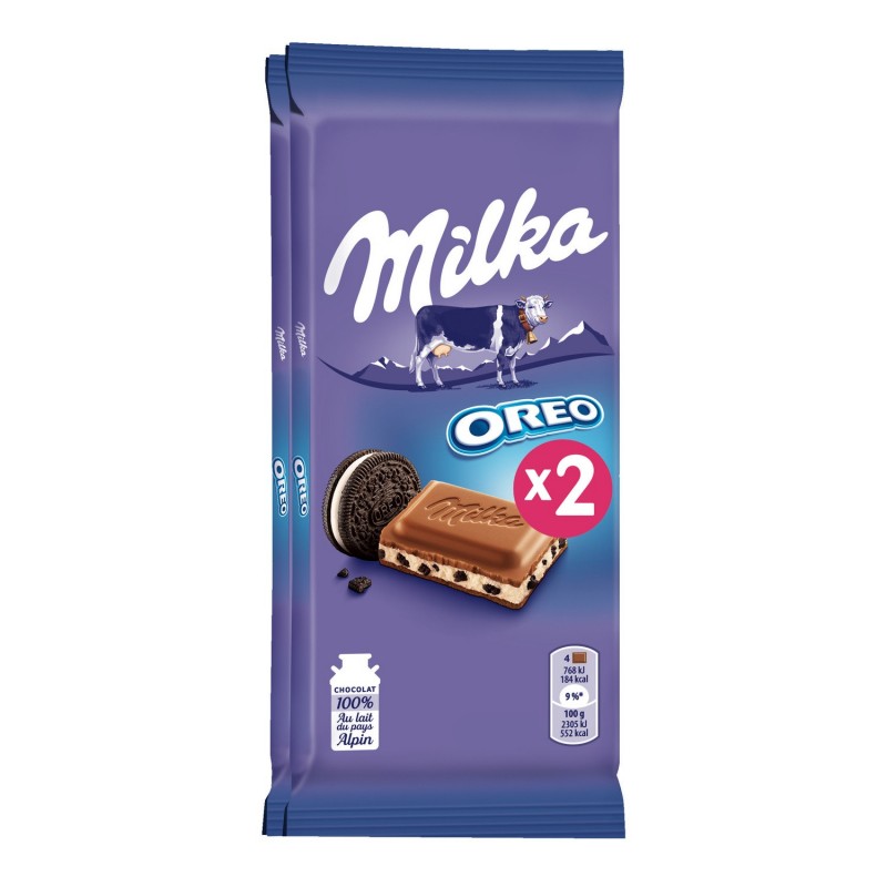 Milka Chocolate Candy, Milk Chocolate Tablet Oreo