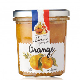 Orange jam cooked in a...