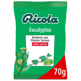 Bonbons eucalyptus s/sucres...