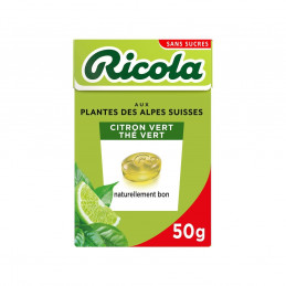 青柠糖、不加糖绿茶 RICOLA