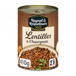 Lentilles cuisinées à...