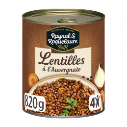 Lentilles cuisinées à...