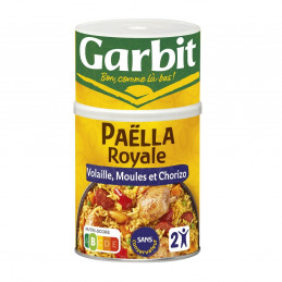 Cooked dish Paella...