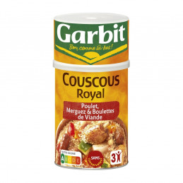 Plat cuisiné couscous royal...