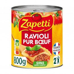 ZAPETTI pure beef ravioli