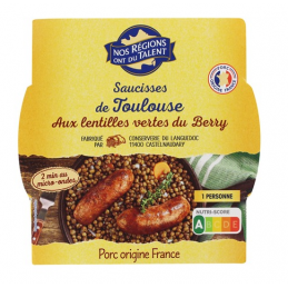 Plat cuisiné Saucisses de...