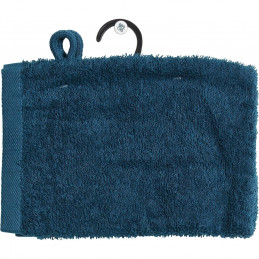 Blue wash mitt 100% cotton...