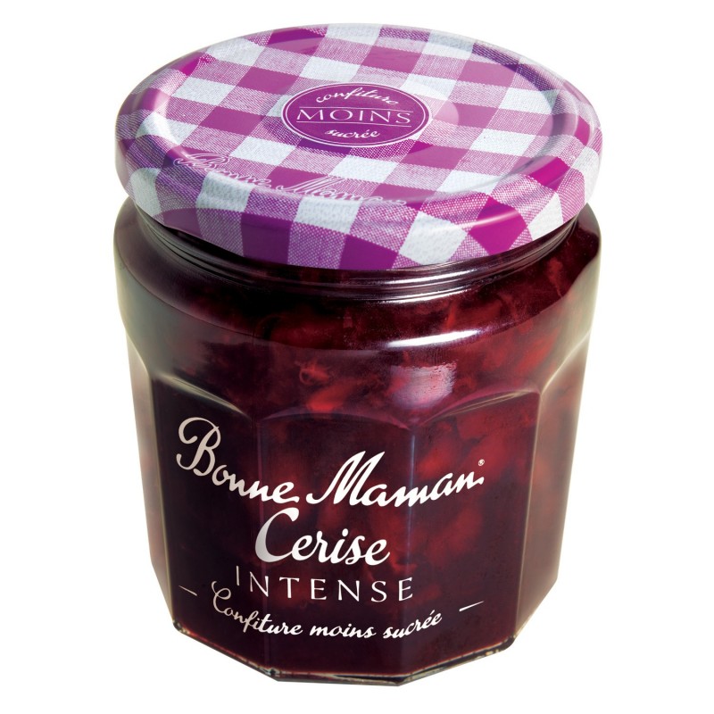 Confiture de pêches intense allégée en sucres 335g BONNE MAMAN